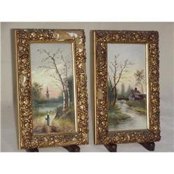 Country Scenes on Porcelain  #1614720