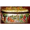 Image 1 : 1900 Capo di Monte porcelain high relief box, #1614731