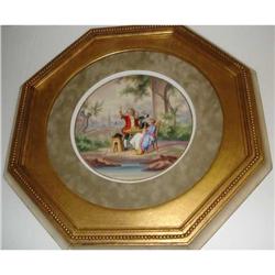 Painting on Porcelain, French Framed #1614738