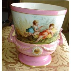 Old paris hand painted planter #1614739