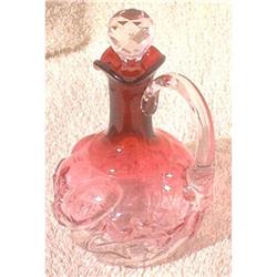 1890 NORTHWOOD ROYAL IVY RUBINA CRUET  #1614756