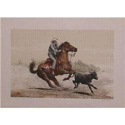 Mel Hunter, Quarter Horse,  Signed Litho #1614822