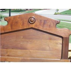 Antique American Victorian Walnut High Bed  #1614874