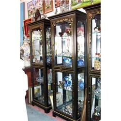 Japanese Laquered  Lighted Cabinet #1614881