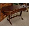 Image 1 : ANTIQUE LEATHER INLAID KIDNEY SHAPE PARLOR DESK#1614889