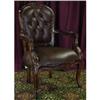 Image 1 : ANTIQUE VICTORIAN LEATHER PARLOR CLUB CHAIR #1614899
