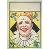 Image 1 : ORIGINAL 20s CIRCUS POSTER / CLOWN ON YELLOW #1614957