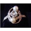 Image 1 : Antique 18K Gold, Diamond and Pearl Ring #1615068