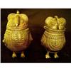 Image 1 : Pair of African Bronze  Bird Boxes #1615076