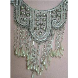 1920's BEADED BIB NECKLACE - COLLAR #1626451