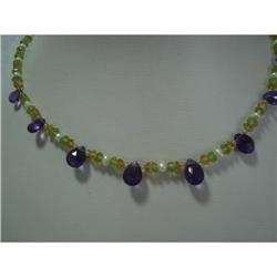 Peridot F.W. Pearl Citrine & Amethyst Briolets #1626499