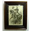 Image 1 : CIVIL WAR EQUESTRIAN ETCHING OF GENERAL #1626529