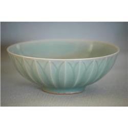 Long--Guan  lotus  form  bowl.  #1626542