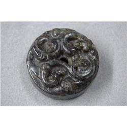 Carved  antique  hardstone  pendant #1626547