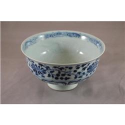 Chinese  blue  and  white  porcelain  bowl.    #1626583