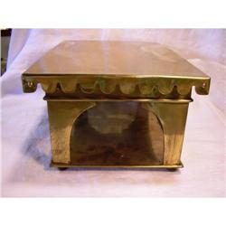 19th C. Rare Brass Heating Plate or Brazier #1626619