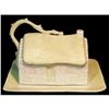 Belleek Cottage Irish Porcelain Butter Dish #1626662
