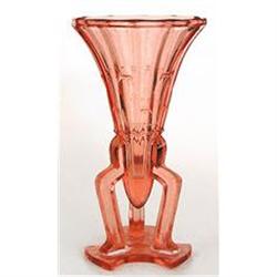 Pink Pair of Art Deco Rocket Vases (2) #1626752