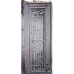 French Colonial Pine Iron Door Panel #1626832