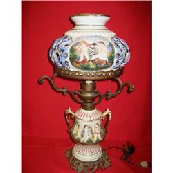 Capodimonte gone  with the wind lamp #1626890