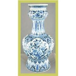 Blue Delft Knobbelvase Hand-Painted OUD Vase #1626980