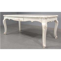 Shabby Chic Dining table with two drawers #1626983