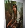 Stunning signed native portrait oil painting! #1627144