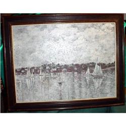 Signed oil painting #1627173