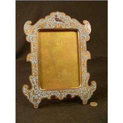 LOVELY ANTIQUE FRENCH CHAMPLEVE ENAMEL PICTURE #1627244