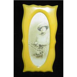 Celluloid French Fancy Picture Frame #1627284