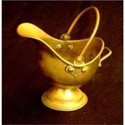 Antique English Salesman's Sample/Coal Scuttle #1627289