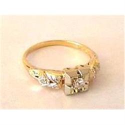 Antique Gold & Diamond Ring #1627290