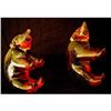 Pair of Antique Crystal "Dancing Bears" #1627304