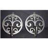 Pair of Antique Wrought-Iron Sconces #1627311