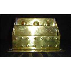 Antique English Arts & Crafts Letter Stand #1627312