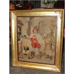 Needlepoint of French Auberge #1627348