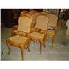 8 Louis XV Style Cherrywood Chairs (rep) #1627350