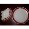 1850's Rococo old Paris platter and gravy boat #1627357