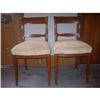 Pair of 1830 Austrian Biedermeier side chairs  #1627369