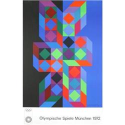 Rare Vasarely Olympics 1972 #1634459