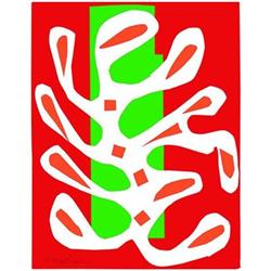 White Alga on red and Green Ground #1634541