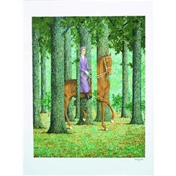Magritte Lithograph facsimile signed with#1634673