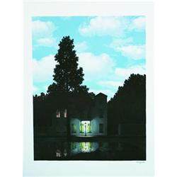 Magritte Lithograph facsimile signed with#1634676
