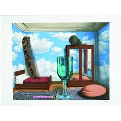 Magritte Lithograph facsimile signed with#1634678