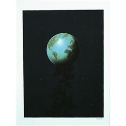 Magritte Lithograph facsimile signed with#1634687