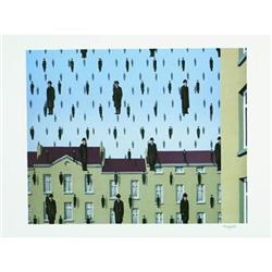 Magritte Lithograph facsimile signed with #1634689