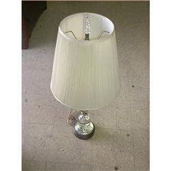 Old Glass Lamp with Glass Finial  #1634735