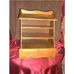 4 Shelf Wooden Magazine Rack  #1634813