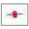 Image 1 : RICH RUBY DIAMOND RING OF 18K GOLD WAS $500 #1634823