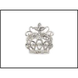 ROYAL CROWN DIAMOND ENCRUSTED PENDANT(was $500)#1634825